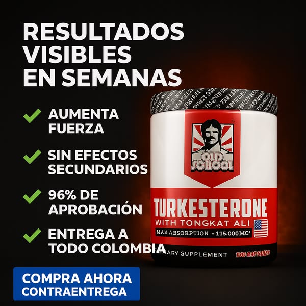 🔥 TURKESTERONE 💪 Recupera tu energía y músculos – El Anabólico Natural #1 de EE.UU.