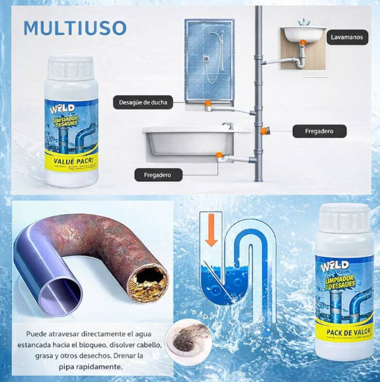 Wild Tornado™ Limpiador de Desagües – 2x1 por Tiempo Limitado