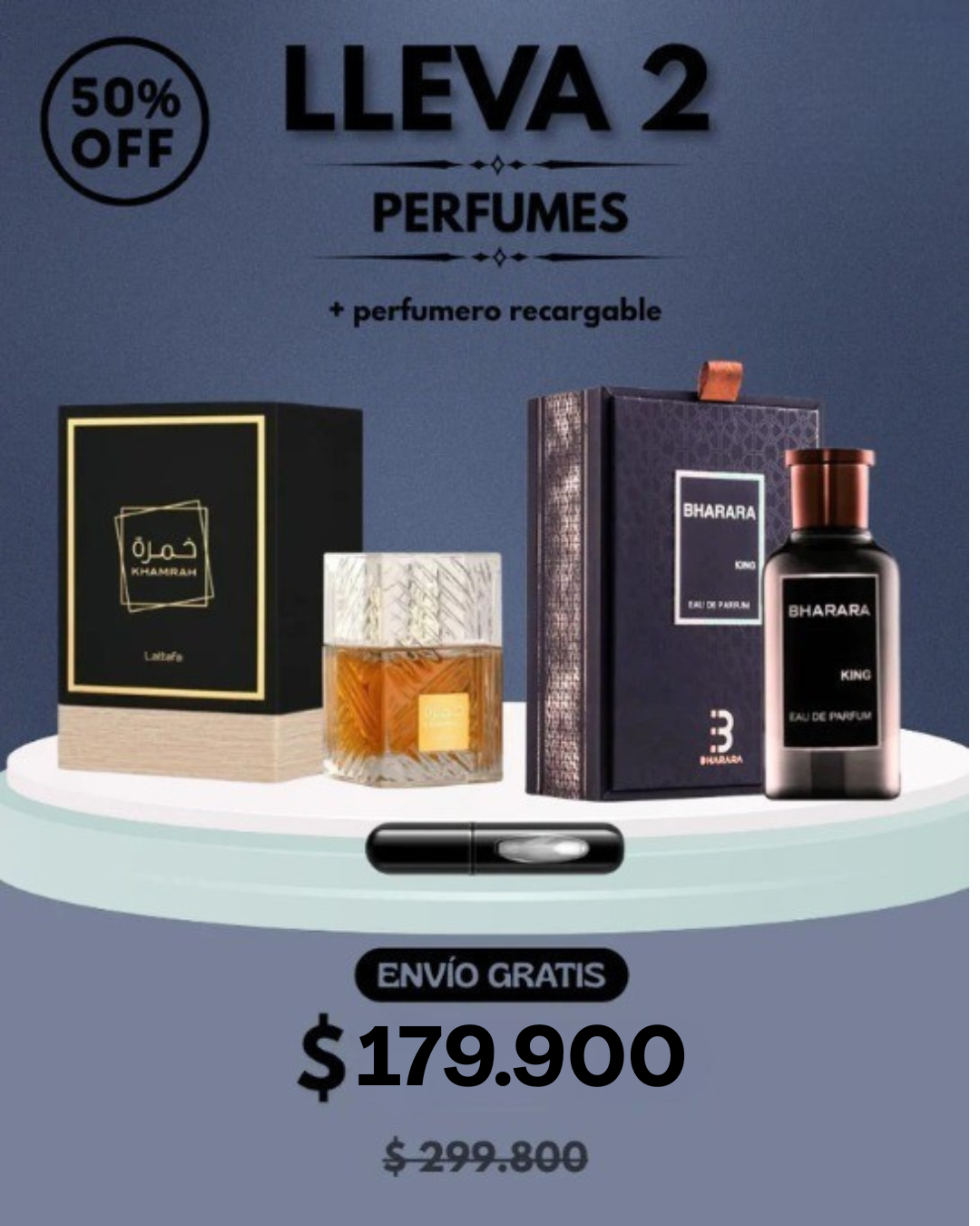 DÚO PERFUMES  Khamrah + Bharara King  + Regalo Perfumero 🎁